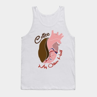 Coffee Heart | "Coffee, My Other Half" Tank Top